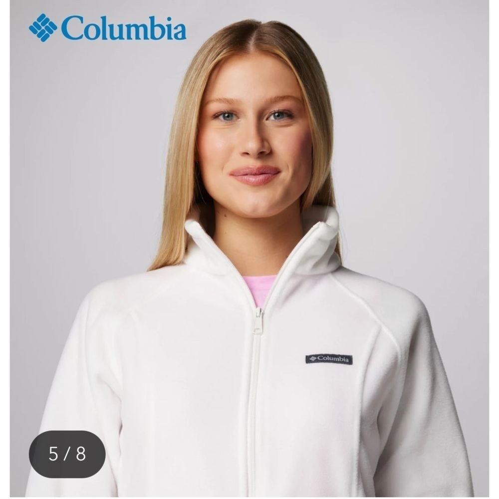 COLUMBIA Women's Benton Springs Full Zip Fleece Jacket Size M - Picture 5 of 13